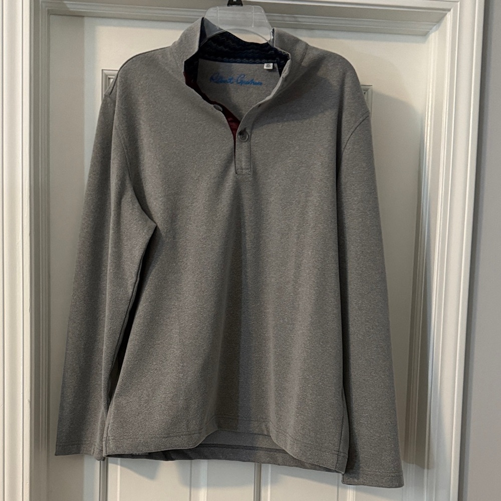 Robert Graham Gray button Up Sweater